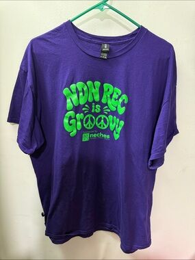 NDN REC Is Groovy GraphicT-Shirt - Purple/Green